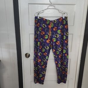 The Wizard Of Oz Printed Women's Pajama Pants with Orange Drawcord